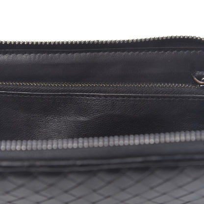 Bottega Veneta Nappa Intrecciato Zip Around Wallet Black 14 of 14