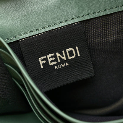Fendi Nappa Matisse FF Embossed Continental Wallet On Chain Menta 6 of 8