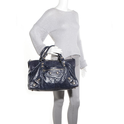 Balenciaga Agneau Giant 21 Silver Hardware Work Officier 2 of 11