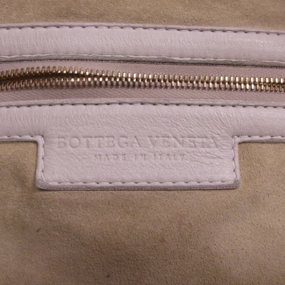 Bottega Veneta Leather Woven Hobo White 8 of 11