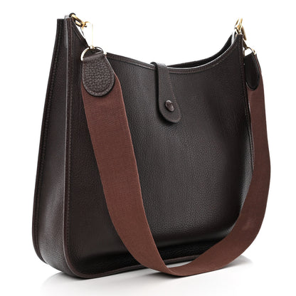 Hermes Fjord Evelyne GM Chocolate 3 of 10