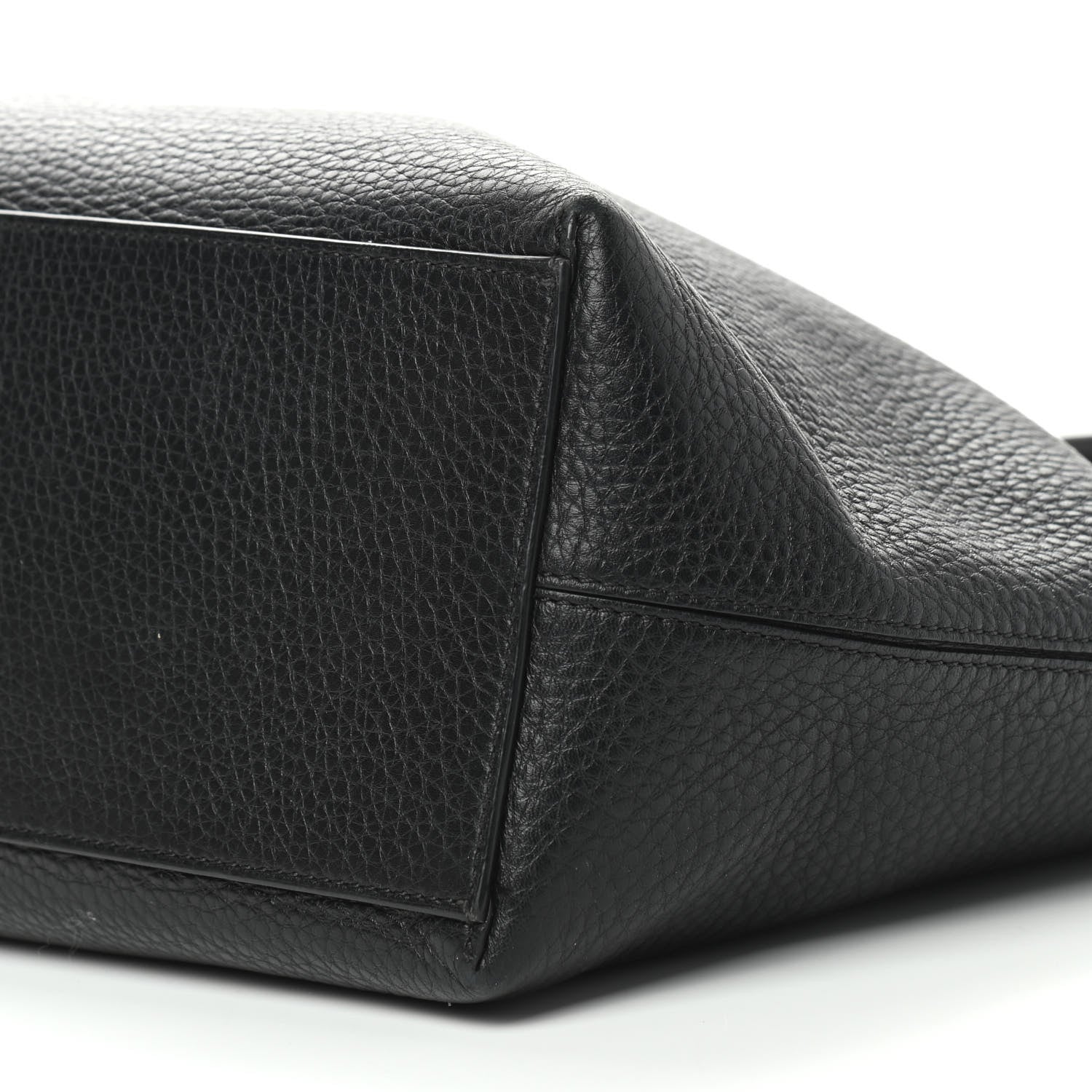 Valentino Garavani Grained Calfskin Rockstud Shoulder Tote Black 6 of 12