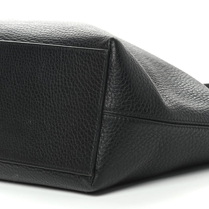 Valentino Garavani Grained Calfskin Rockstud Shoulder Tote Black 6 of 12