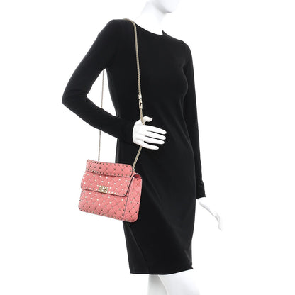 Valentino Garavani Nappa Medium Rockstud Spike Shoulder Bag Paradise Rose 2 of 7