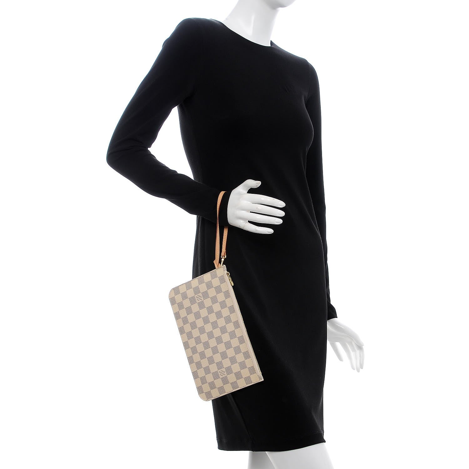 Louis Vuitton Damier Azur Neverfull MM GM Pochette 2 of 7