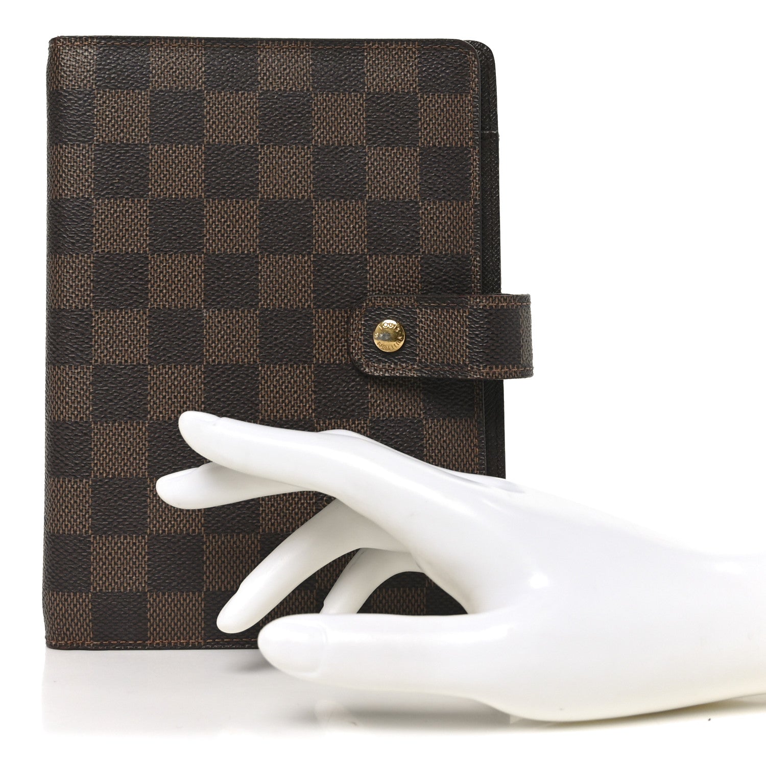 Louis Vuitton Damier Ebene Medium Ring Agenda Cover 2 of 7