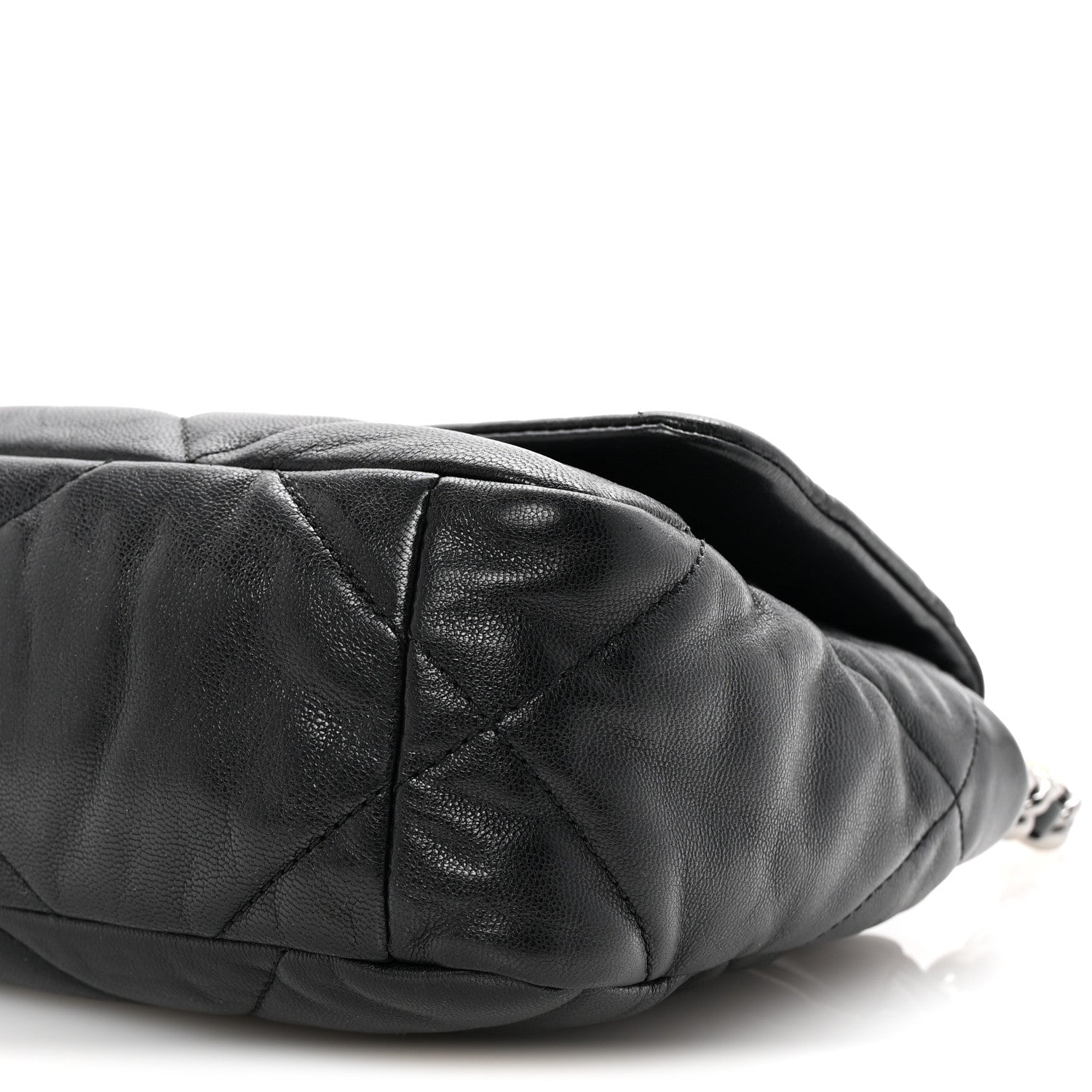 Chanel Goatskin Quilted Medium Chanel 19 Flap Black 10 of 10