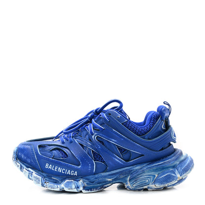 Balenciaga Mesh Nylon Womens Track Sneakers 36 Faded Blue 1 of 8
