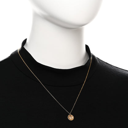 David Yurman 18K Yellow Gold Diamond Initial D Charm Necklace 2 of 7