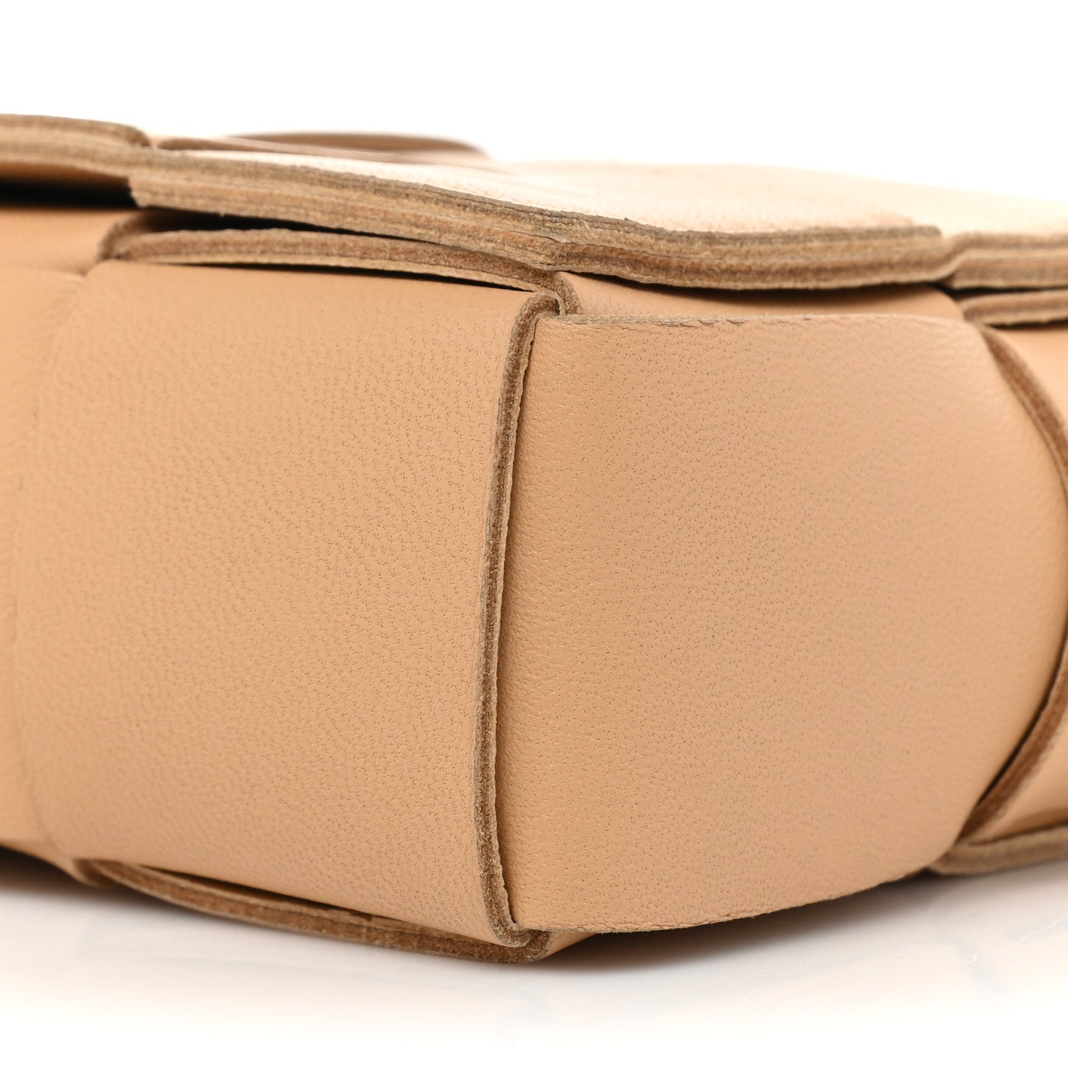Bottega Veneta Nappa Intreccio Cassette Belt Bag Almond 7 of 12