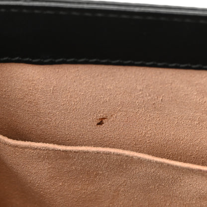 Gucci GG Supreme Monogram Small Osiride Top Handle Bag Black Gold 12 of 16