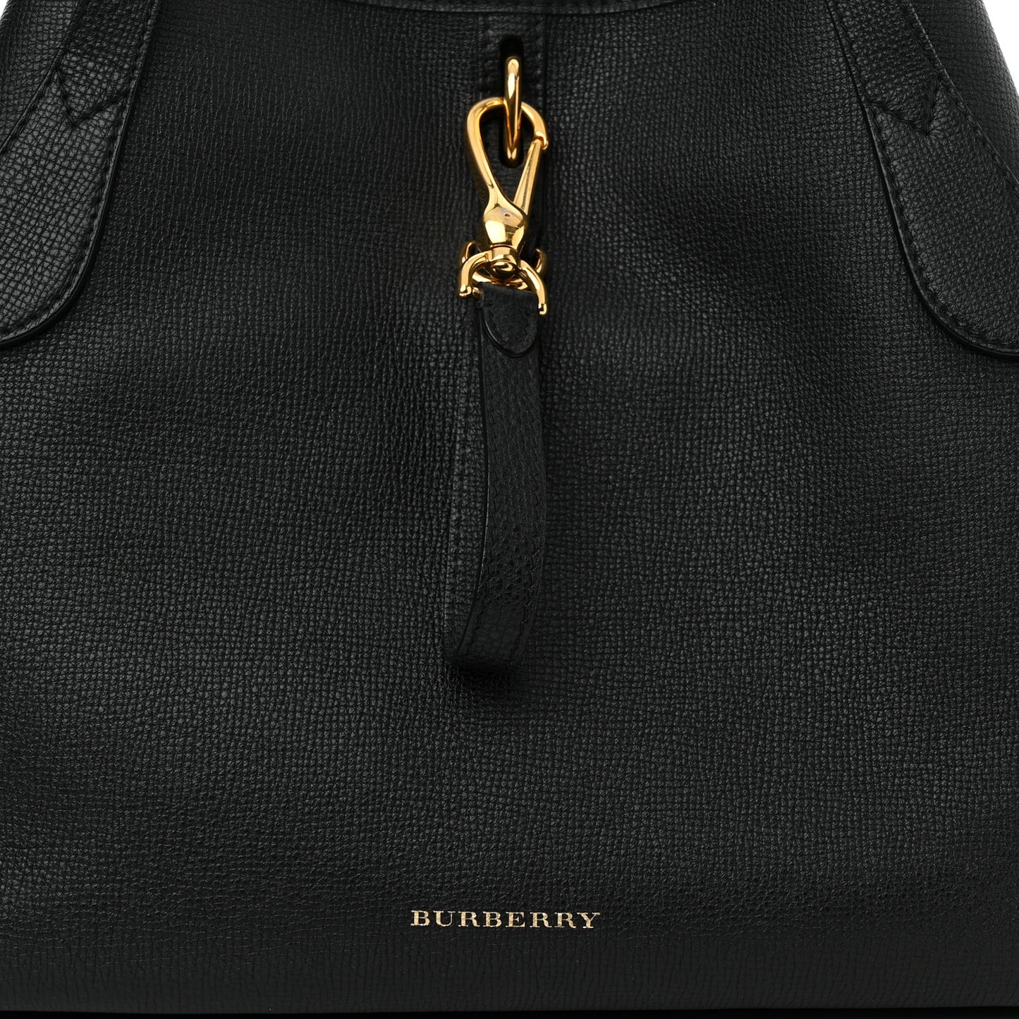 Grainy Calfskin Medium Honeybrook Tote Black