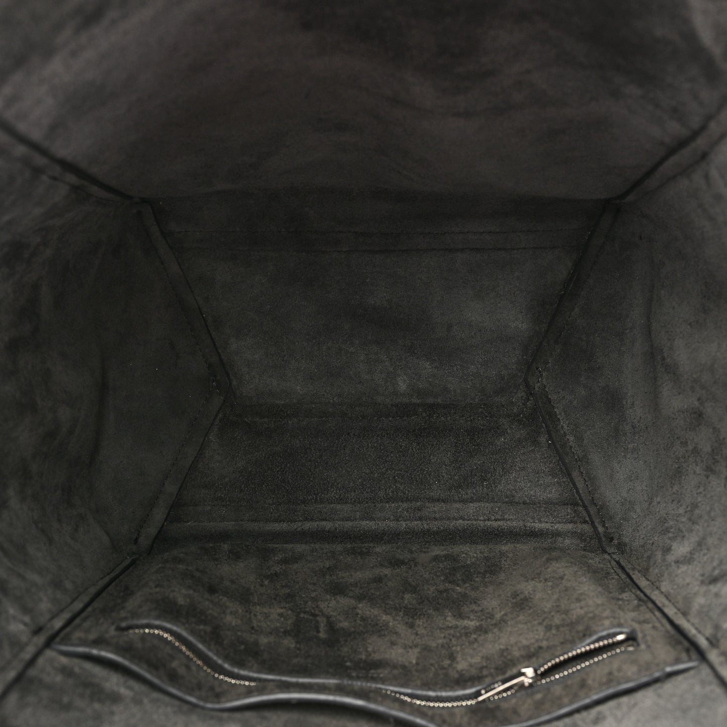 Soft Grained Calfskin Sangle Bucket Bag Anthracite