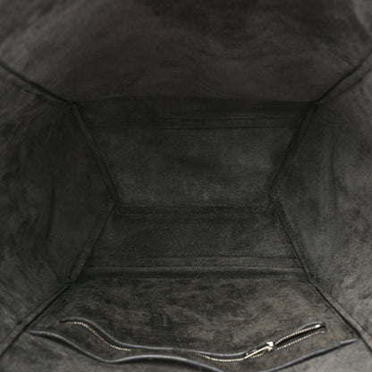 Celine Soft Grained Calfskin Sangle Bucket Bag Anthracite 5 of 12