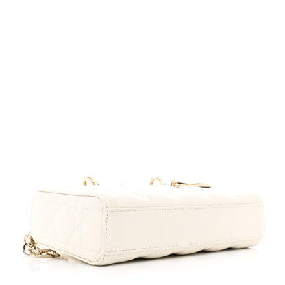 Christian Dior Lambskin Cannage Small Lady D-Joy Latte 4 of 11