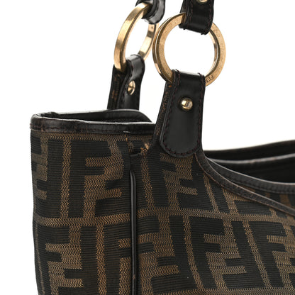 Fendi Zucca Small Chef Shopping Tote Tobacco Moro 13 of 20