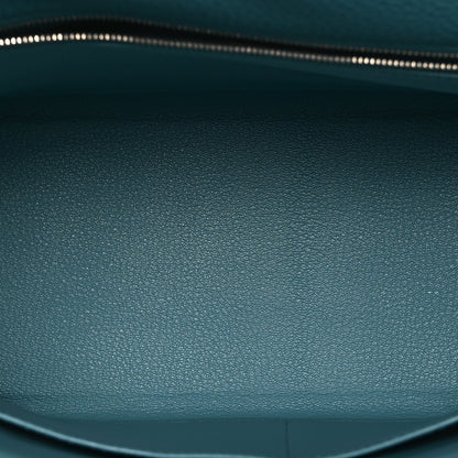 Hermes Togo Kelly Retourne 32 Bleu Atoll 5 of 10