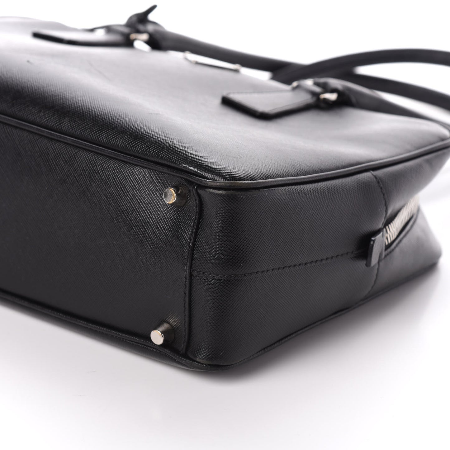 Saffiano Lux Bowler Black