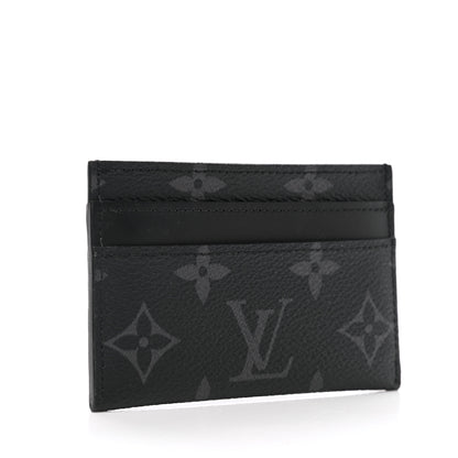 Louis Vuitton Monogram Eclipse Porte-Cartes Double Card Holder 3 of 8