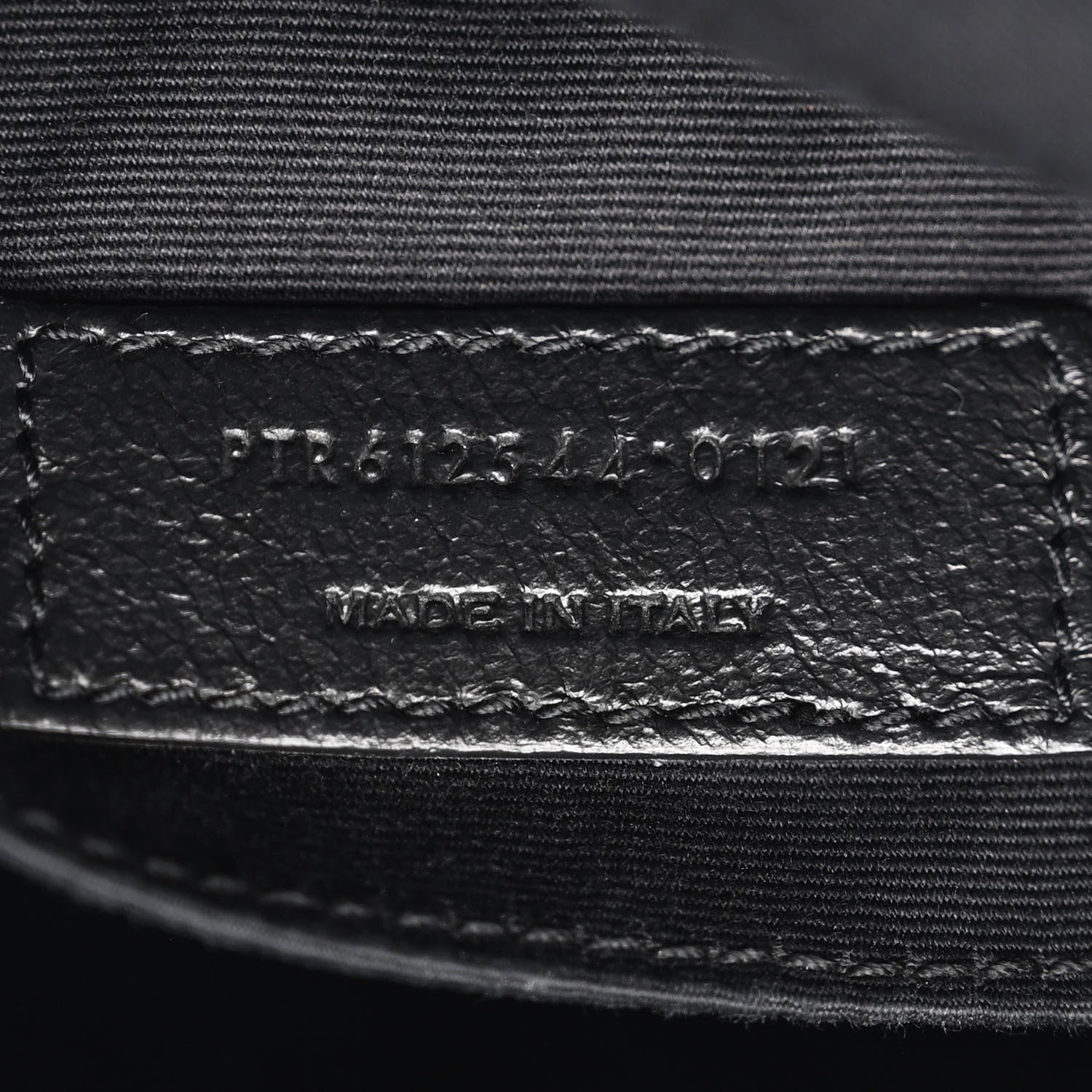 Saint Laurent Calfskin Matelasse Monogram Lou Camera Bag Black 7 of 13