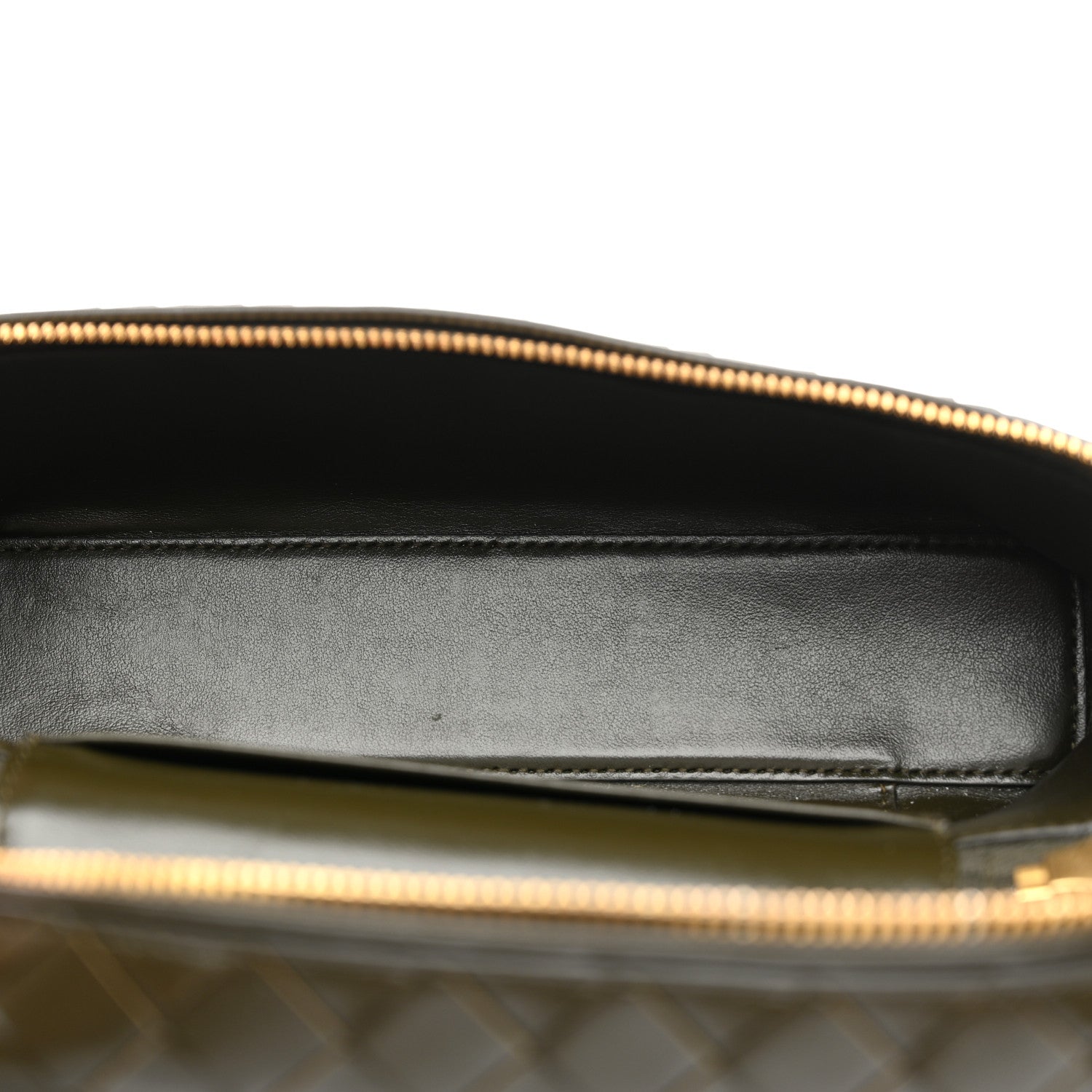 Bottega Veneta Calfskin Intrecciato Bang Bang Vanity Case Kaki 5 of 10