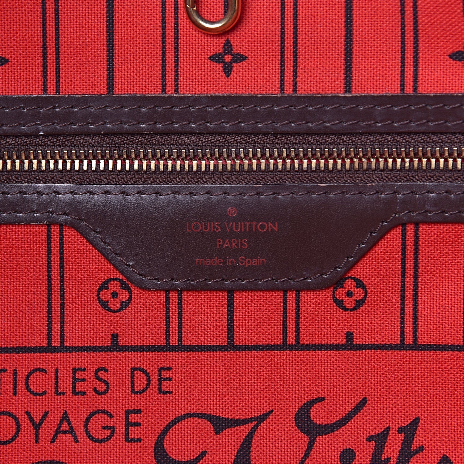 Louis Vuitton Damier Ebene Neverfull MM 6 of 16