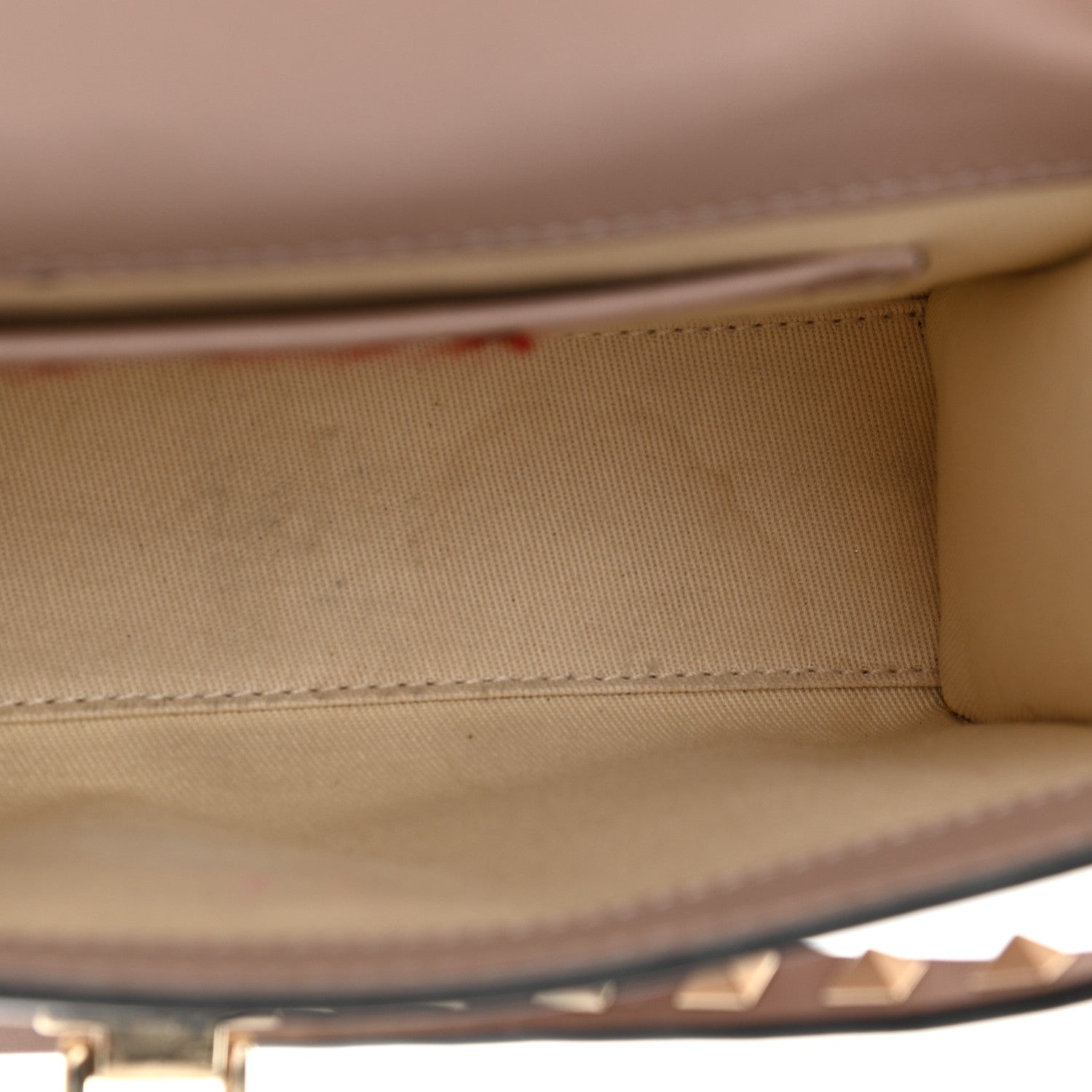 Valentino Garavani Vitello Medium Rockstud Flip Lock Crossbody Bag Poudre 12 of 13