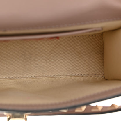 Valentino Garavani Vitello Medium Rockstud Flip Lock Crossbody Bag Poudre 12 of 13