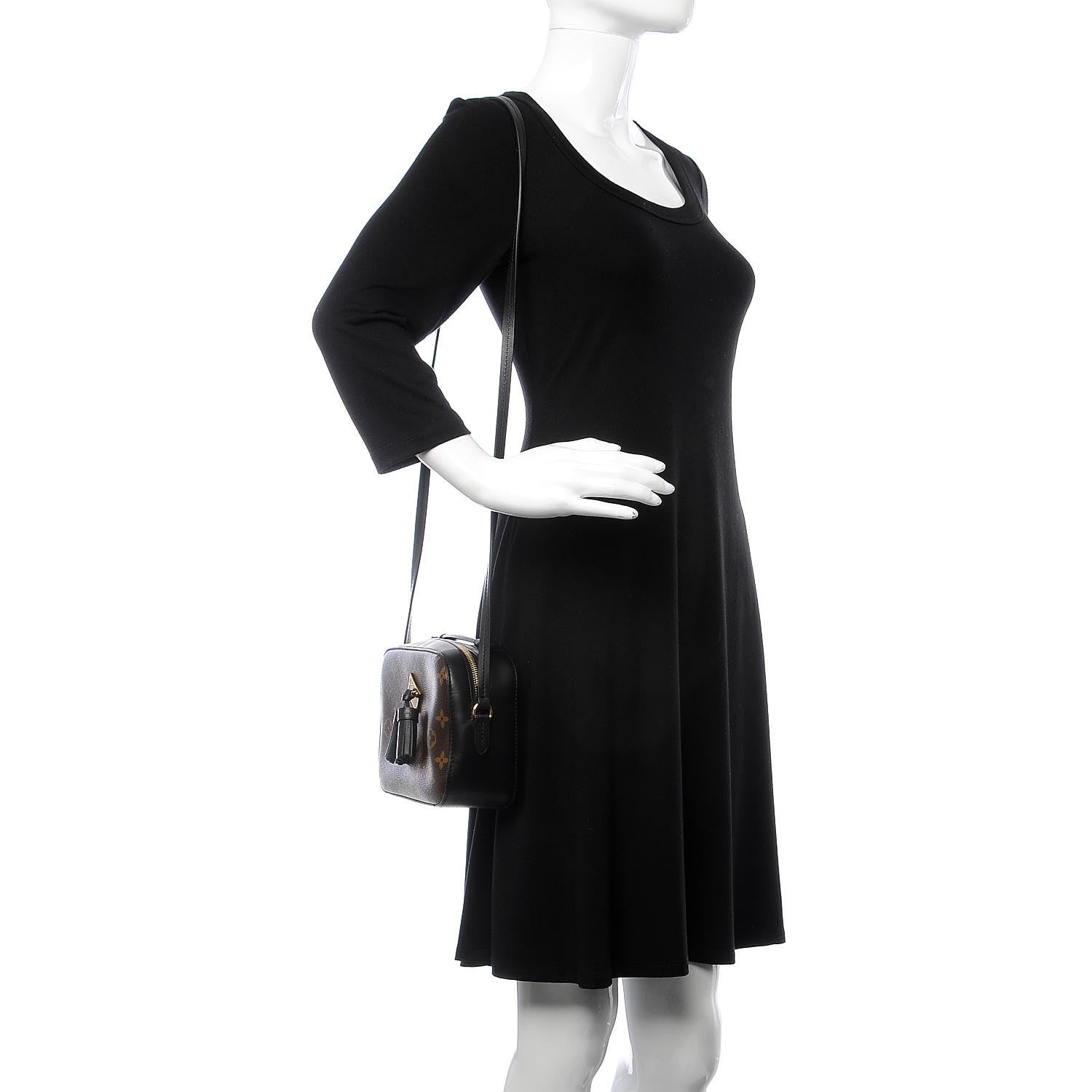 Louis Vuitton Monogram Saintonge Black 2 of 7