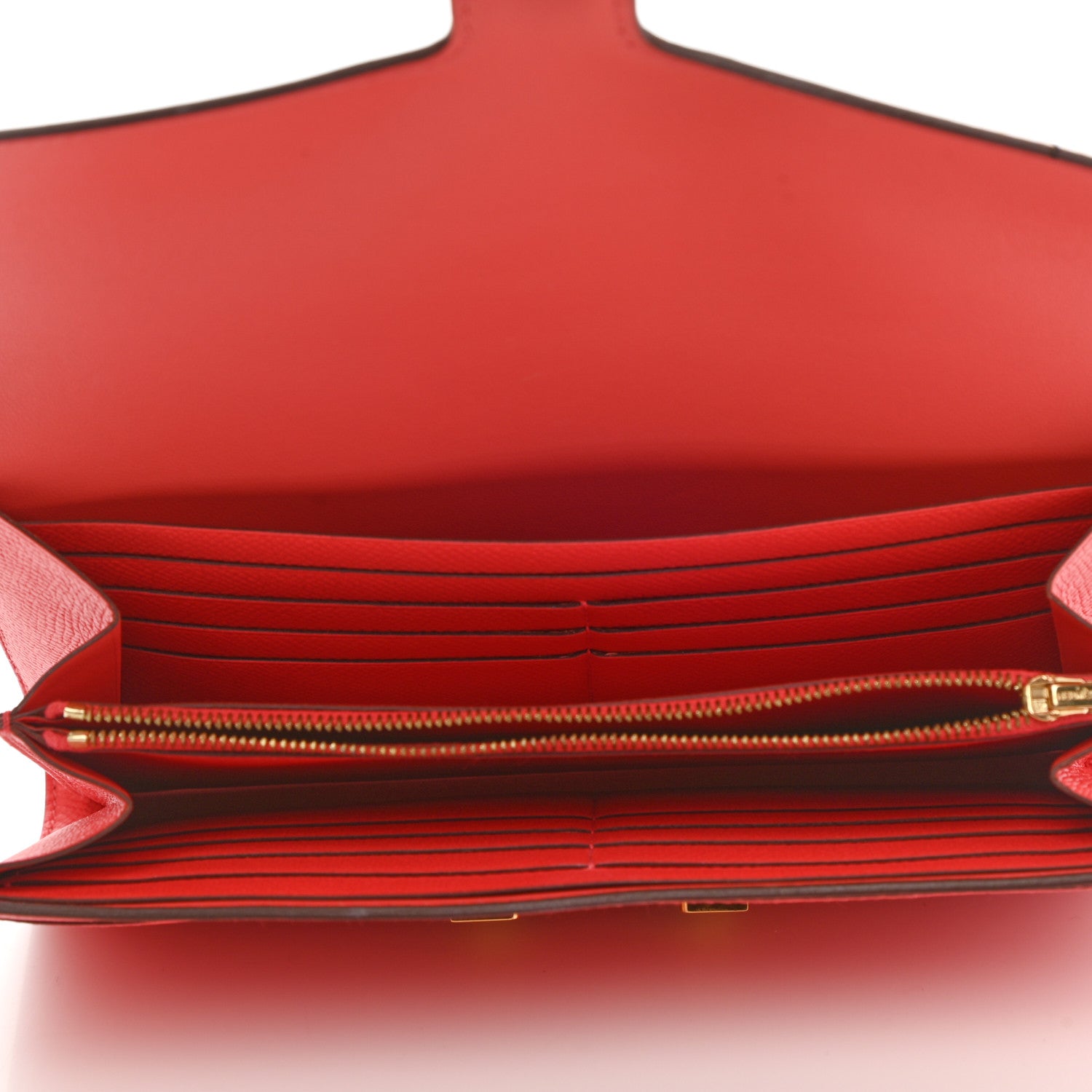 Hermes Epsom Constance Long Wallet Bougainvillea 5 of 7