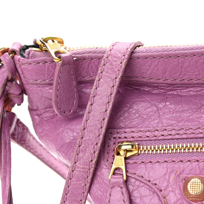 Balenciaga Agneau Giant 12 Gold Hardware Flat Crossbody Rose Berlingot 10 of 10