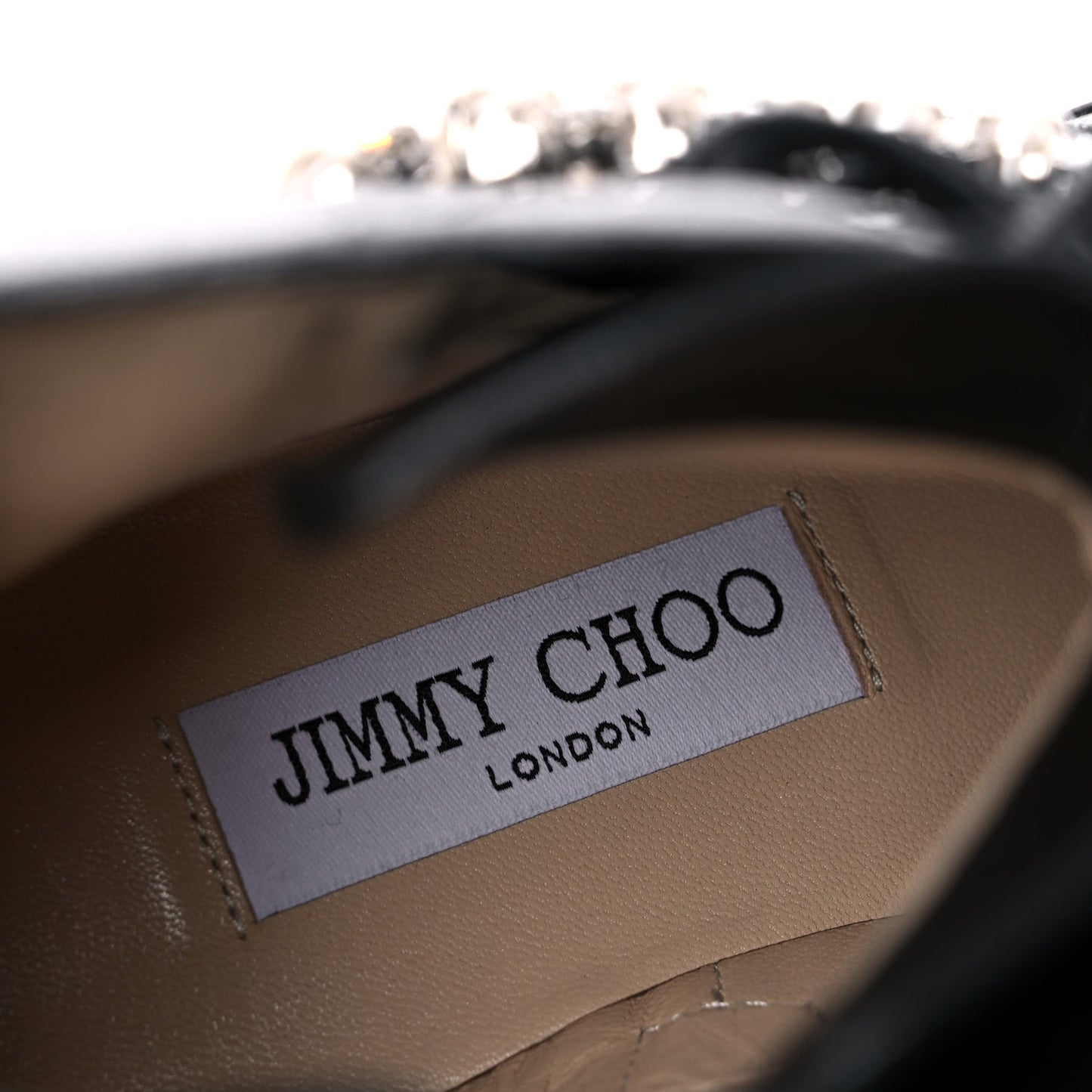 Grained Calfskin Crystal Embellished Cruz Combat Boots 38 Black