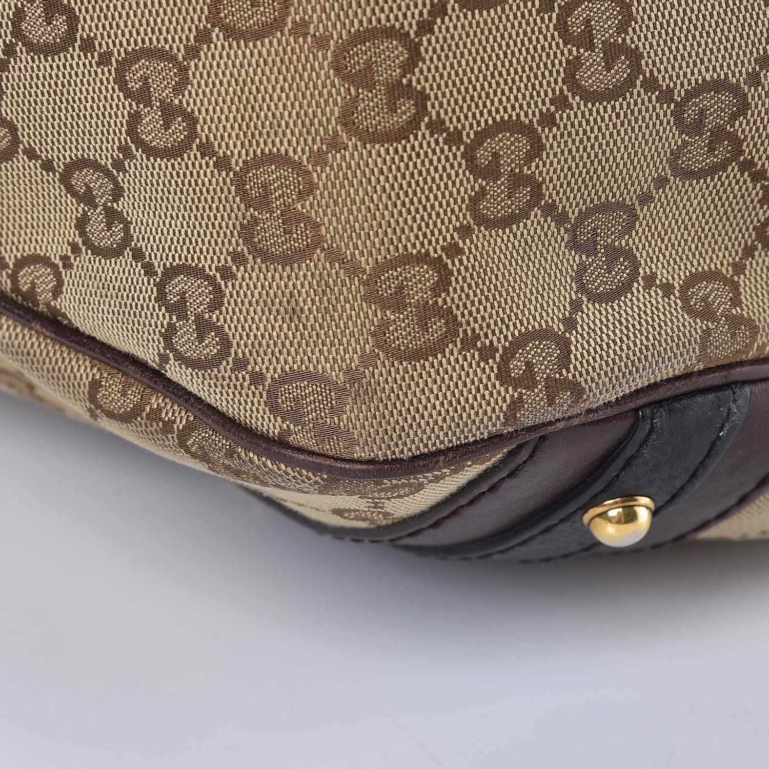 Gucci Monogram Interlocking G Tote Dark Brown 13 of 16
