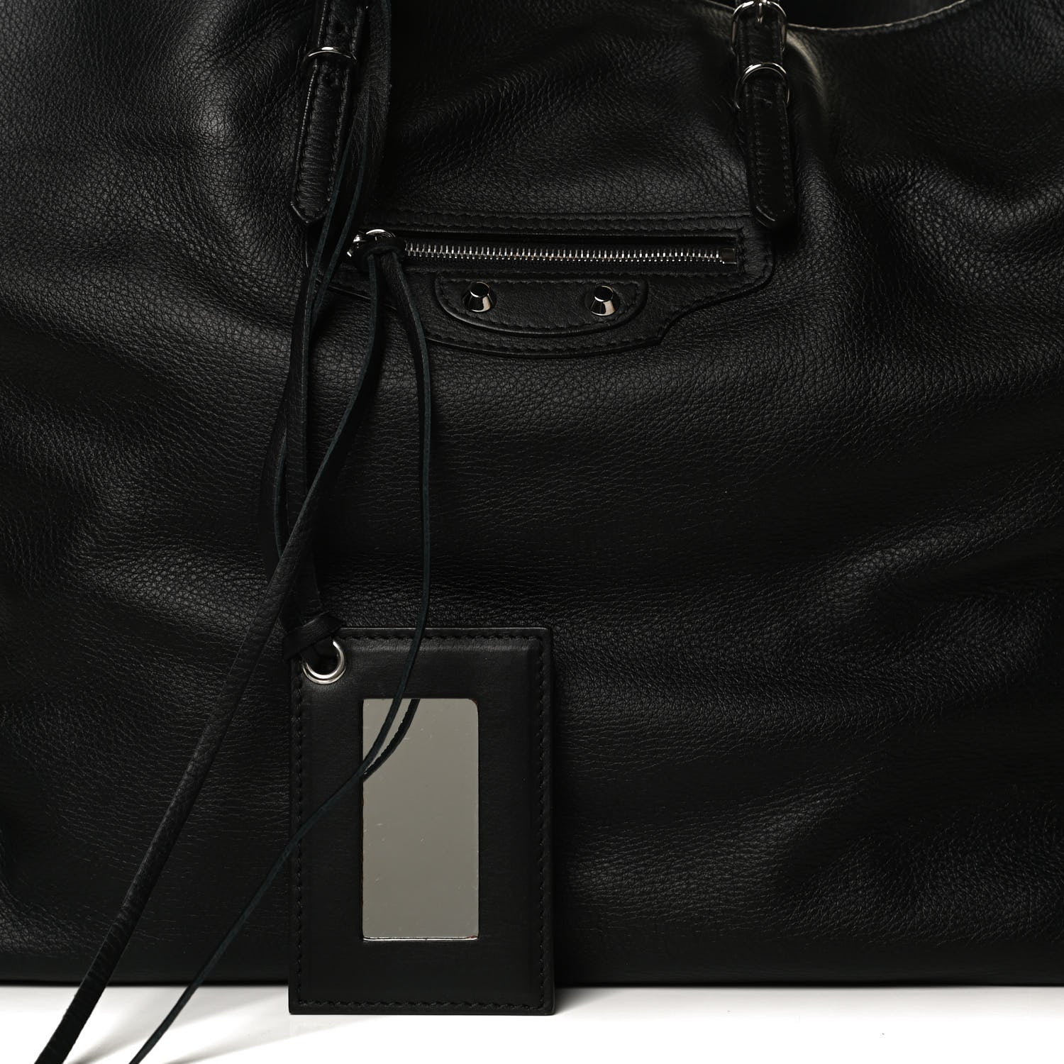 Balenciaga Supple Calfskin Papier A4 Zip Around Tote Black 8 of 14