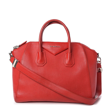 Givenchy Sugar Goatskin Medium Antigona Red 1 of 15