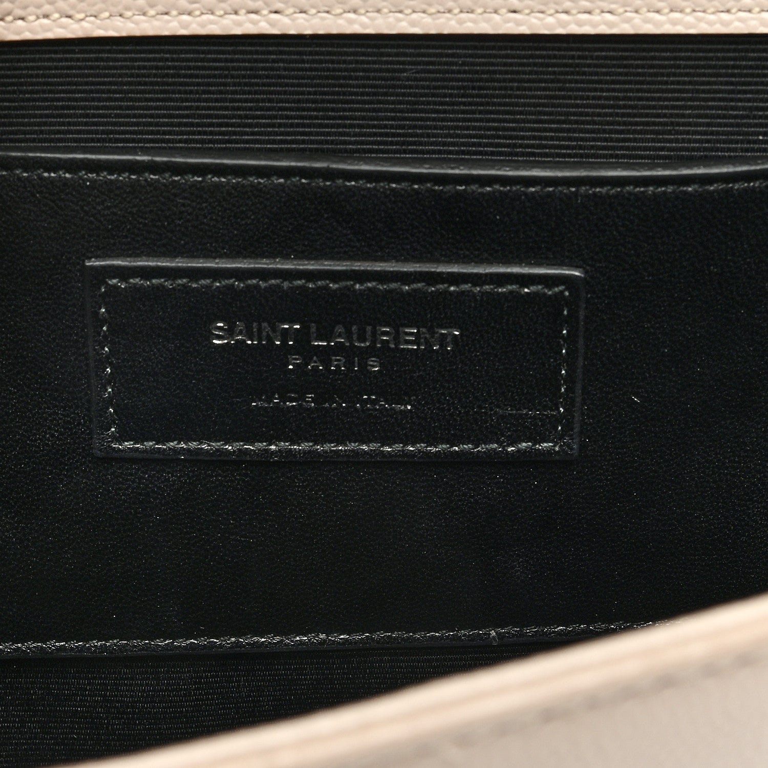 Saint Laurent Grain De Poudre Medium Monogram Kate Satchel Nude Powder 6 of 11