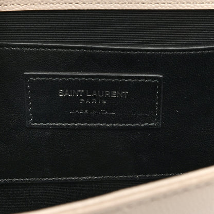 Saint Laurent Grain De Poudre Medium Monogram Kate Satchel Nude Powder 6 of 11
