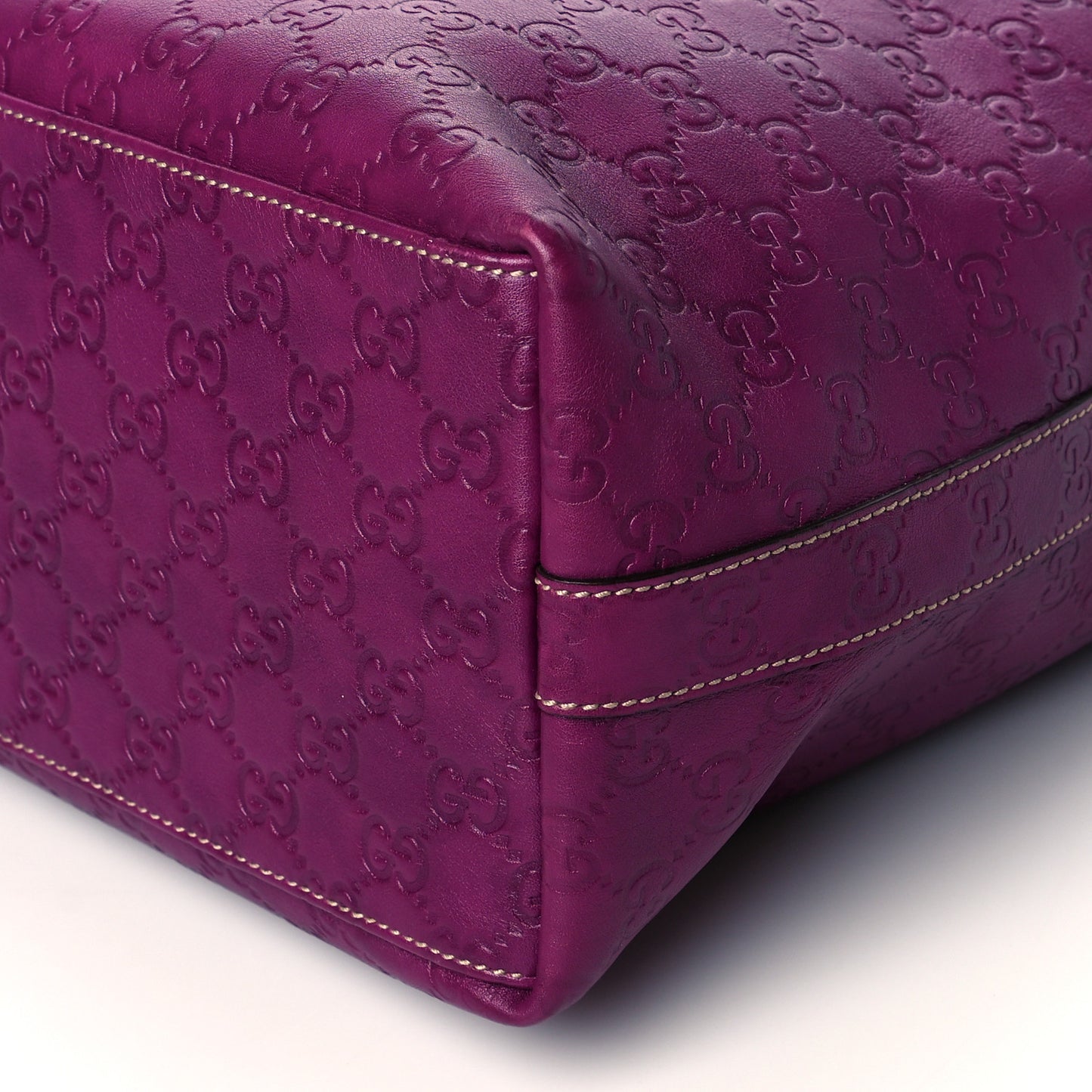 Guccissima Large Hobo Purple