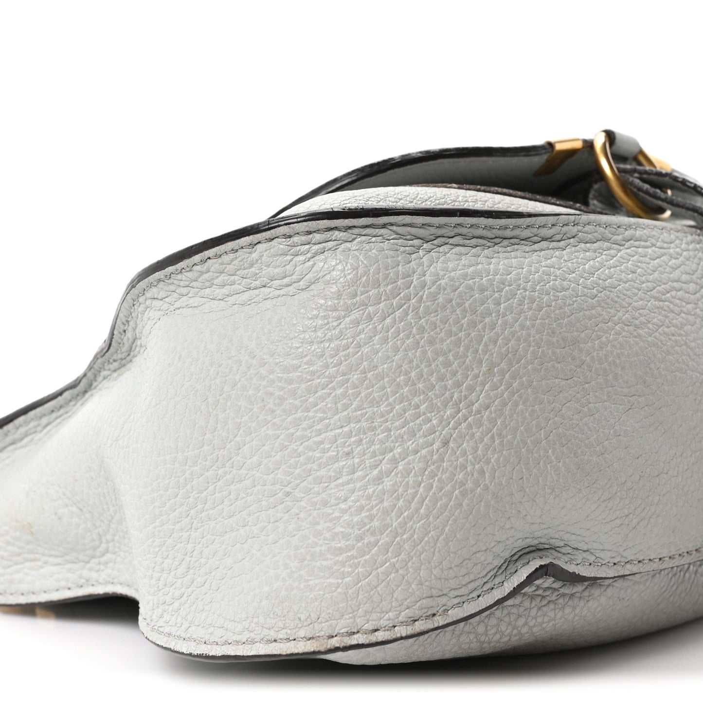 Calfskin Small Marcie Satchel Airy Grey