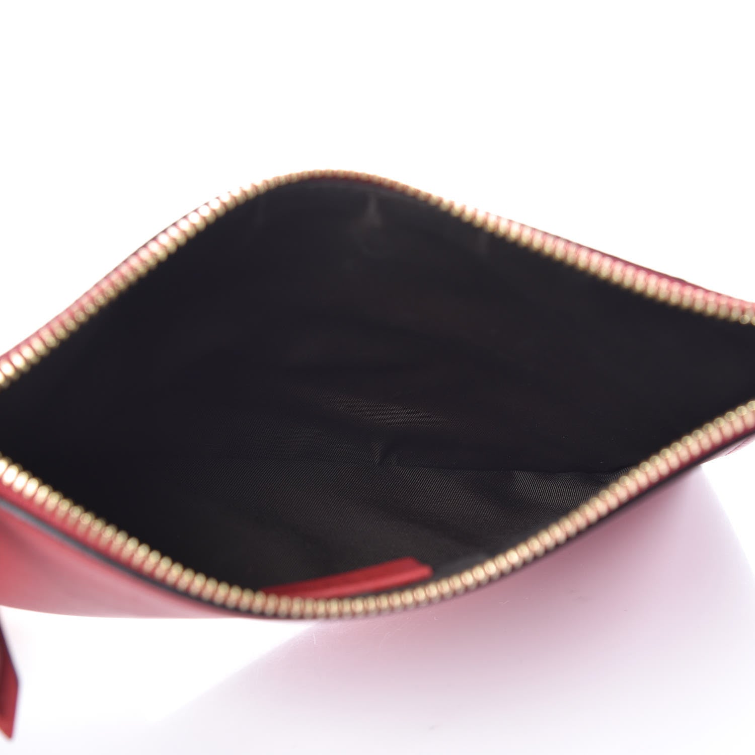 Gucci GG Supreme Monogram Merveilles Lips Zip Pouch Hibiscus Red 5 of 9