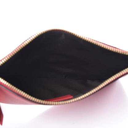 Gucci GG Supreme Monogram Merveilles Lips Zip Pouch Hibiscus Red 5 of 9