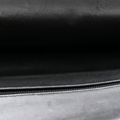 Chanel Lambskin Quilted Medium Double Flap Black 11 of 16