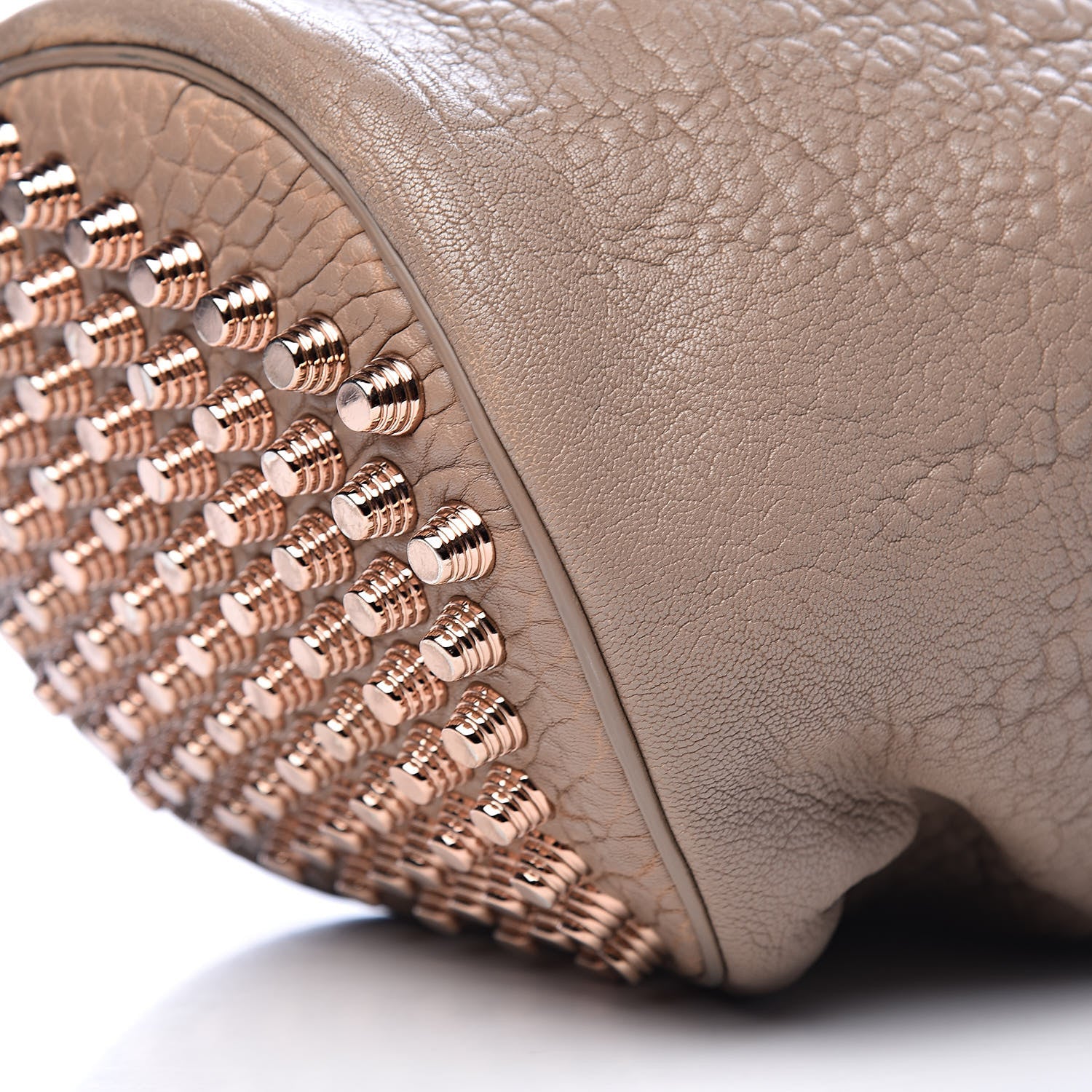 Alexander Wang Pebbled Lambskin Diego Bucket Bag Latte 14 of 17