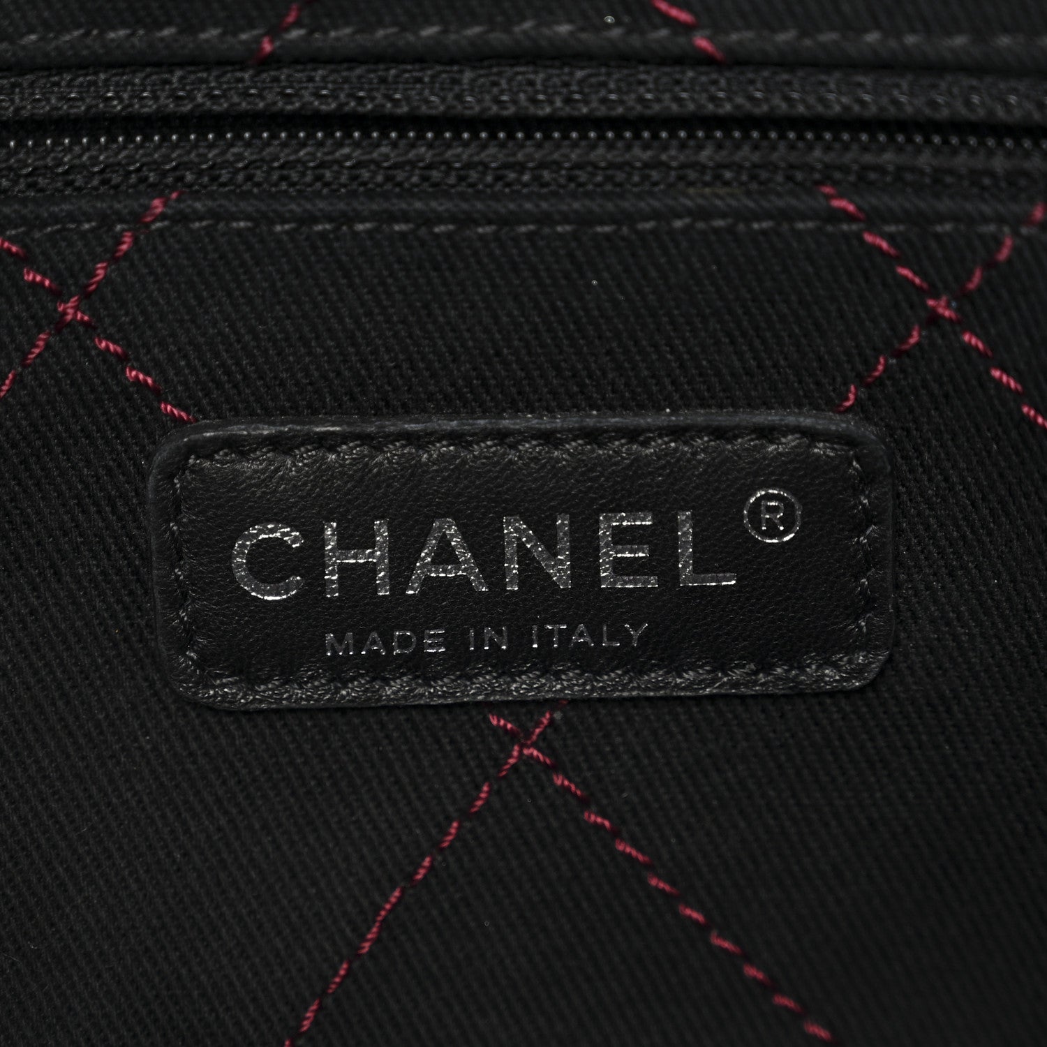 Chanel Grained Calfskin Shopping Fever Tote Red 7 of 11