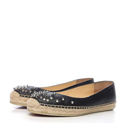 Christian Louboutin Nappa Aliochette Espadrilles 39 Black 3 of 10