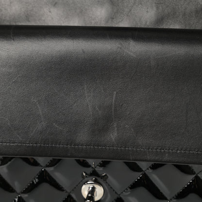 Chanel Patent Quilted Jumbo Double Flap Black 14 of 16