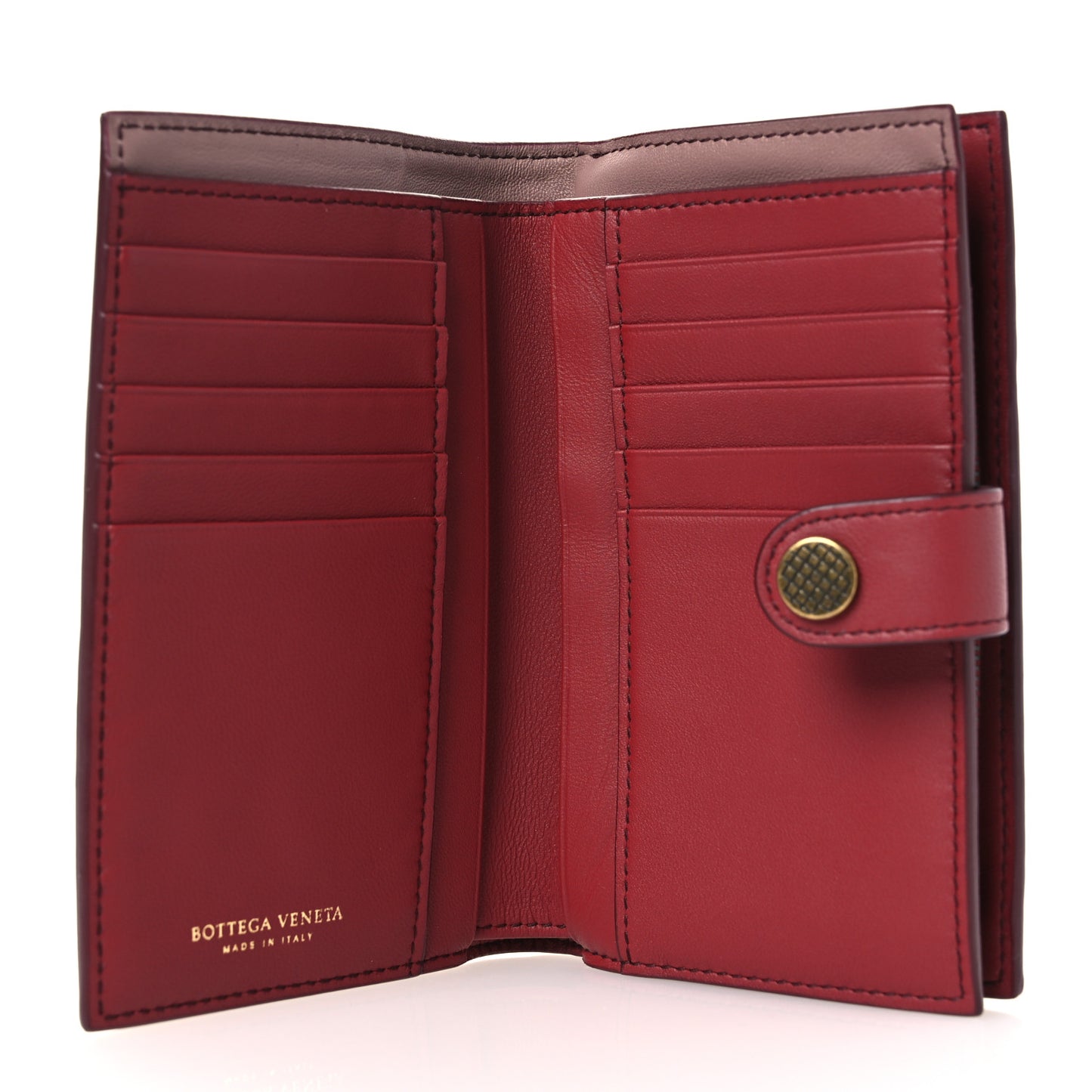 Nappa Intrecciato Snap Wallet Eclipse