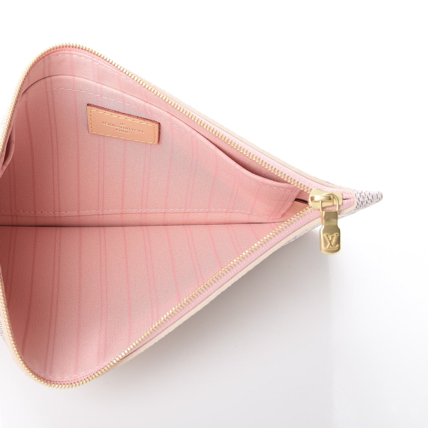 Damier Azur Neverfull MM GM Pochette Rose Ballerine