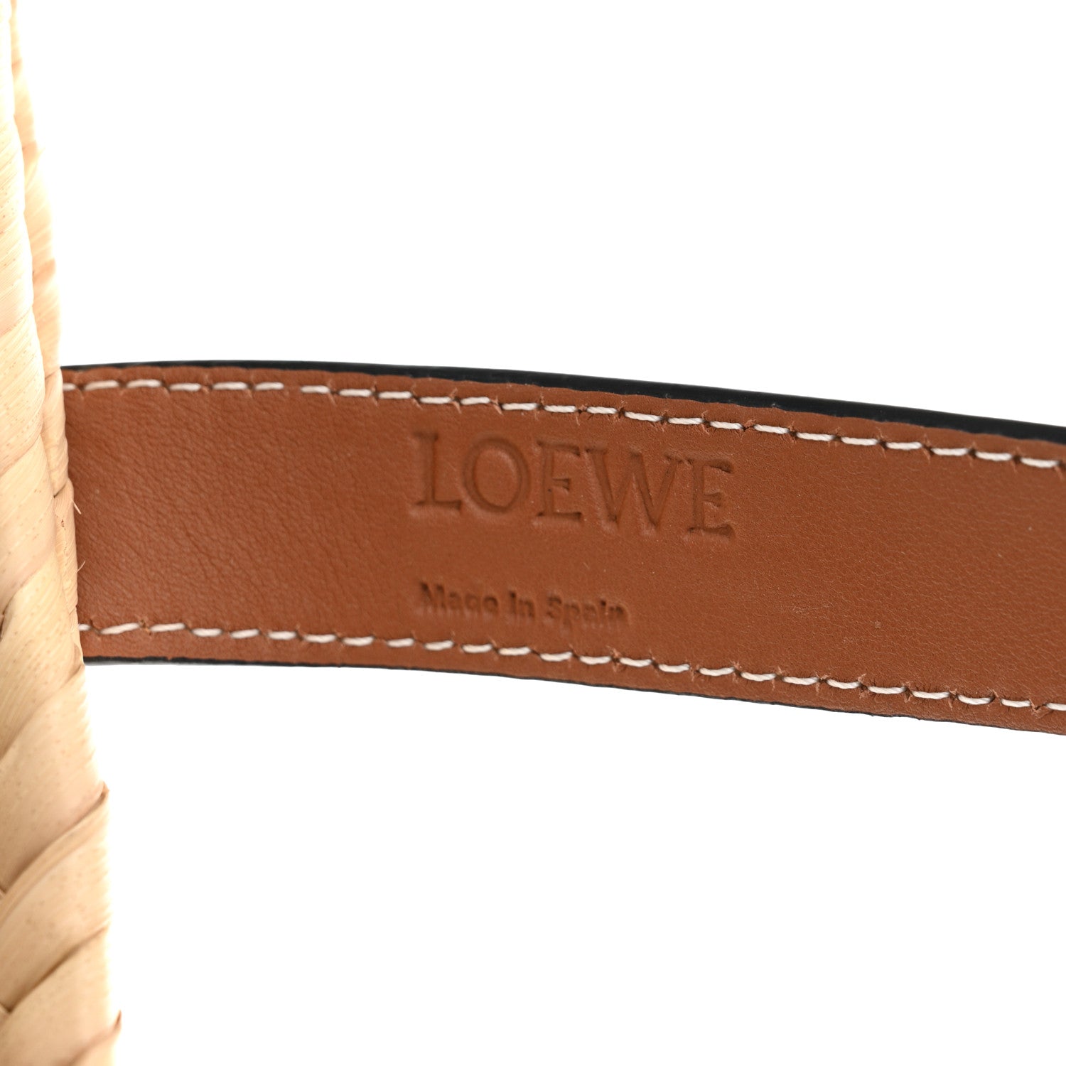 Loewe Raffia Medium Basket Tote Bag Natural Tan 6 of 12