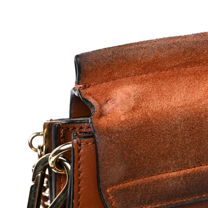 Chloe Suede Calfskin Medium Faye Shoulder Bag Tobacco 15 of 18